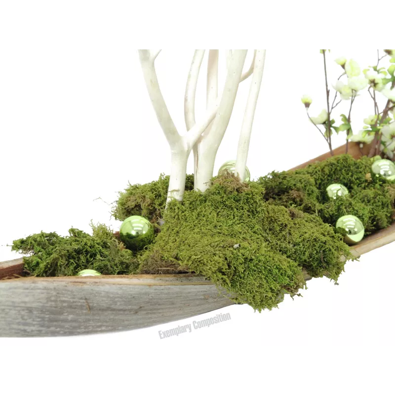 EUROPALMS koristepallo 3,5 cm, vaaleanvihreä, kiiltävä, 48 kpl 8350129X