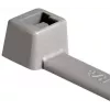 HellermannTyton 116-01818 harmaa polyamidinippuside, 100 mm x 2,5 mm, 22 mm nippu, 100 kpl:n pakkaus