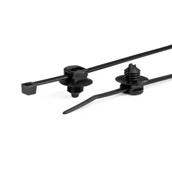 HellermannTyton T30LRFT6 musta nippuside polyamidista, 260 mm x 3,3 mm, 500 kpl:n pakkaus 150-77932