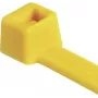 HellermannTyton T30R keltainen nippuside 150 x 3,6 mm, PA66, 100 kpl (116-01814)