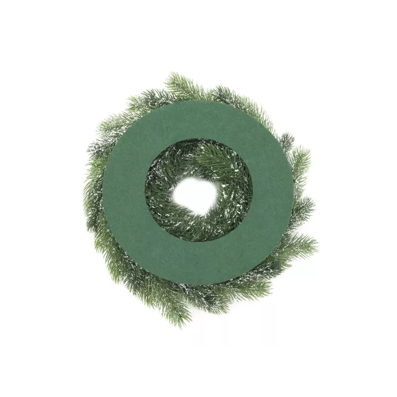 EUROPALMS lumenpeittämä PE-kuusiseppele, 45 cm 83501720
