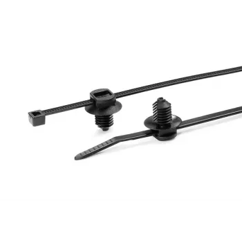 HellermannTyton T30LFT6LG musta nippuside polyamidista 150 mm x 3,6 mm, 500 kpl:n pakkaus 150-31097