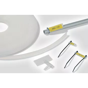 HellermannTyton HC12-52-PEUV-CL kutistesukka, 2:1, kirkas, 12,7 mm sisähalkaisija toimitettuna, 1,2 m pituus, 50 kpl