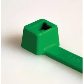 HellermannTyton T80R-N66-GN-C1 vakiokaapelinippuside, sisähampainen, 210 mm x 4,6 mm, vihreä, 100 kpl 116-08015