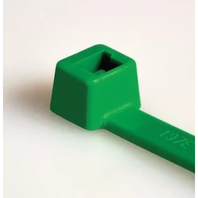 HellermannTyton T80R-N66-GN-C1 vakiokaapelinippuside, sisähampainen, 210 mm x 4,6 mm, vihreä, 100 kpl 116-08015