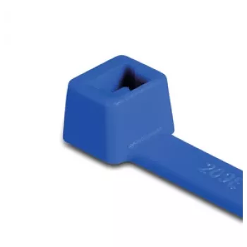 HellermannTyton T80R vakiokaapelinippuside, 210 x 4,6 mm, sininen, 100 kpl (116-08016)