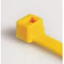 HellermannTyton T80R-N66-YE-C1 vakiokaapelinippuside, 210 x 4,6 mm, keltainen, 100 kpl 116-08014