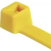 HellermannTyton T80R-N66-YE-C1 vakiokaapelinippuside, 210 x 4,6 mm, keltainen, 100 kpl 116-08014