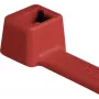 HellermannTyton T80R-N66-RD-C1 vakiokaapelinippuside, 210 mm x 4,6 mm, punainen, 100 kpl 116-08012