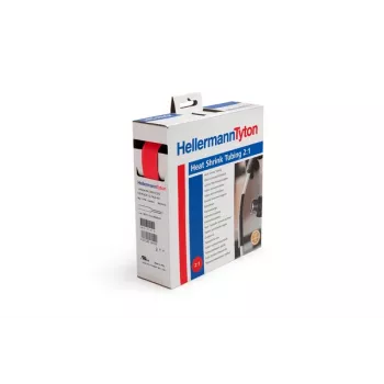 HellermannTyton kutistesukkalaatikko punainen 12,7 mm x 6,4 mm x 5 m - HIS-PACK12,7/6,4-RD 300-31272