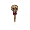 EUROPALMS Halloween maapiikki pääkallo, valkoinen/musta, 40 cm 83314628