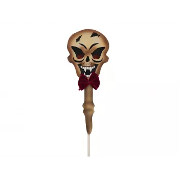 EUROPALMS Halloween maapiikki pääkallo, valkoinen/musta, 40 cm 83314628