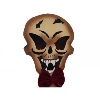 EUROPALMS Halloween maapiikki pääkallo, valkoinen/musta, 40 cm 83314628