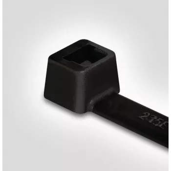 HellermannTyton T18L-HS-BK-C1 kaapeliside, polyamidi 6.6, musta, 100 mm x 2,5 mm, 100 kpl