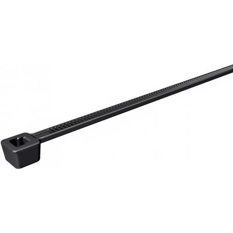 HellermannTyton T18L-HS-BK-C1 kaapeliside, polyamidi 6.6, musta, 100 mm x 2,5 mm, 100 kpl