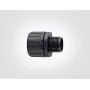 HellermannTyton HG25-S-M25 PA66 BK 10 suora liitäntä, M25 kierre, 25 mm kanava, musta