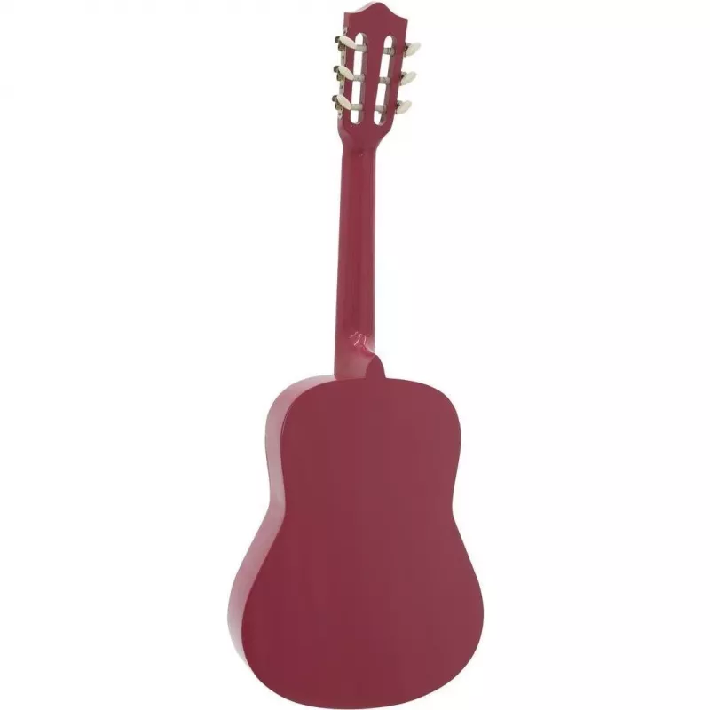 Dimavery AC-303 klassinen kitara 1/2 pinkki gig bag -laukulla