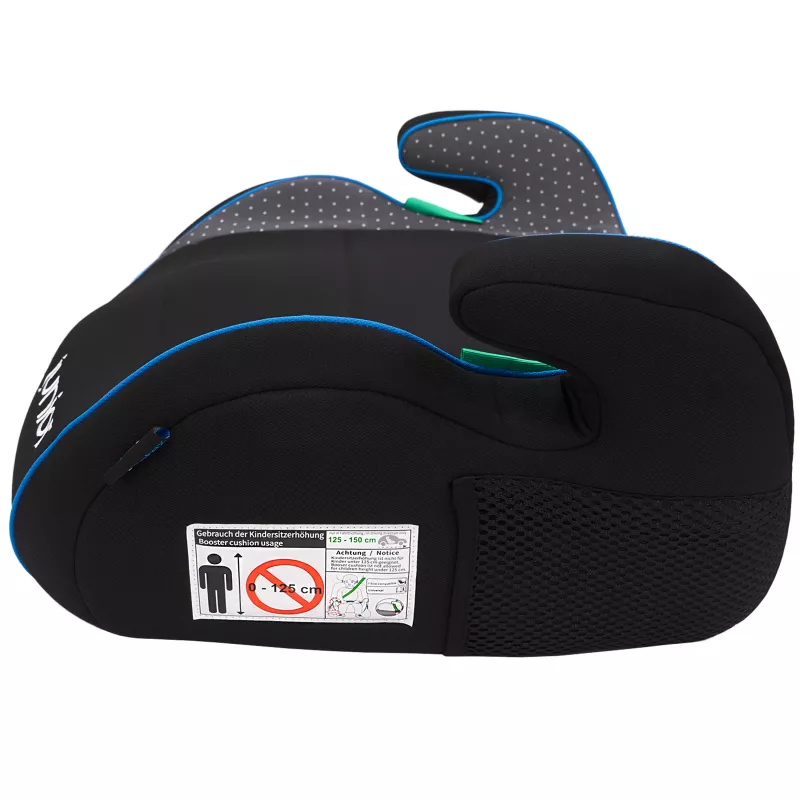 Petex Max 301 istuinkoroke ilman selkänojaa harmaa/musta ECE R129 i-Size 125-150 cm