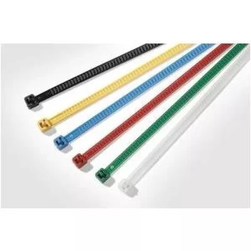 HellermannTyton LR55 uudelleenkäytettävä nippuside 195 x 4,7 mm vihreä 25 kpl:n pakkaus 115-00005