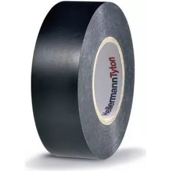 HellermannTyton HTAPE-FLEX15-25x25-PVC-BK sähköeristysnauha, PVC, musta, 25 mm x 25 m, 0,15 mm paksu 710-00137