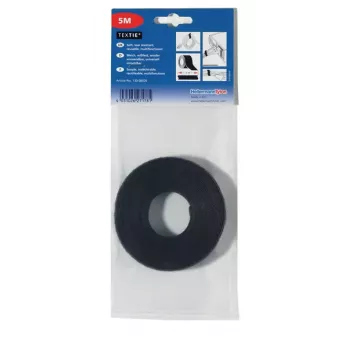 HellermannTyton tarranauha-nippuside 1 m x 12,5 mm musta (130-00008)