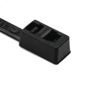 HellermannTyton T30R musta PA66-kaapelinauha 395 x 4,7 mm, 100 kpl 117-00008