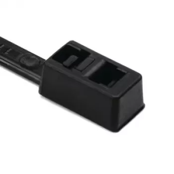 HellermannTyton T30R musta PA66-kaapelinauha 395 x 4,7 mm, 100 kpl 117-00008