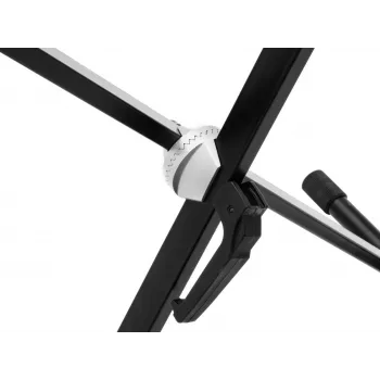 Dimavery SVT-1 keyboard-teline X-runko kiristyslukko korkeussäädettävä 20 kg kantavuus musta