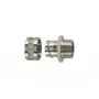 HellermannTyton SC40-FM-M40 nikkelöity messinkinen liitäntäholkki M40 40 mm SC-suojaletkulle