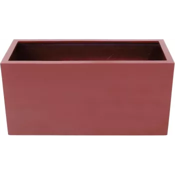 EUROPALMS Leichtsin Cube-50 punainen korkeakiiltoinen koristekuutio polystyreenistä 50 cm 83011873