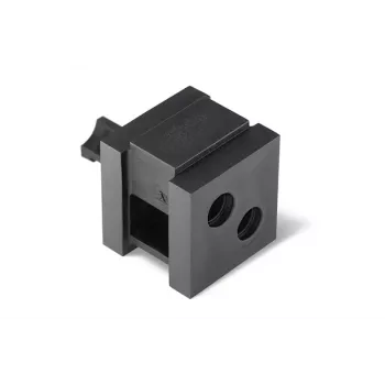 HellermannTyton VP-S_/6-7 kaksoisläpivientiholkki, halogeeniton TPE, musta, 20 kpl (440-00020)