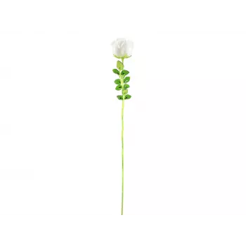EUROPALMS Crystal Rose tekokukka, valkoinen, 81 cm, 12 kpl 82600208