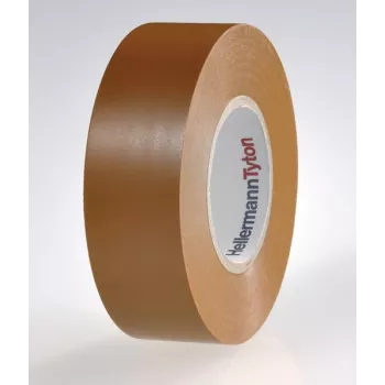 HellermannTyton 710-00158 PVC-eristysnauha, 19 mm x 20 m, musta