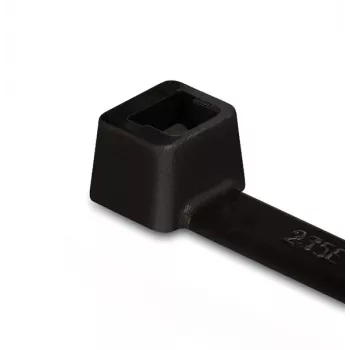 HellermannTyton T50I-PA11-BK musta nippuside 300 mm x 4,6 mm, 100 kpl:n pakkaus 111-02217