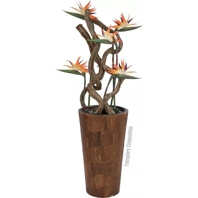 EUROPALMS tekoparatiisilintu, oranssi, 95 cm 82530559