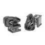 HellermannTyton EdgeClip EC1-3SV-DHC6-7 kaapelikiinnike, musta, 100 kpl 151-04455