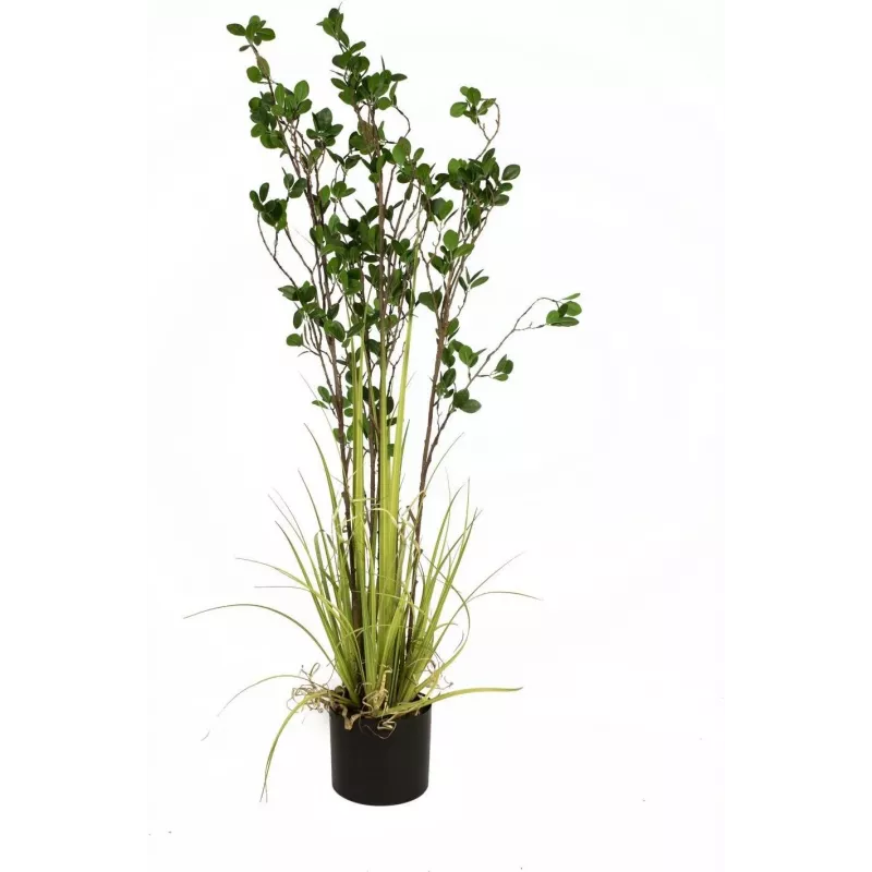 EUROPALMS ainavihreä pensas ruoho tekokasvi, 120 cm 82600183