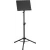 Dimavery OP-1 orkesterinuottiteline, musta, korkeussäädettävä 60-125 cm, teräs