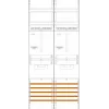 F-Tronic Z21B 2-kenttäinen mittaristo, 1050 mm korkeus, 2-3 HZ, eHZ-yhteensopiva, 5-napainen kokoomakisko, 63A 7141303