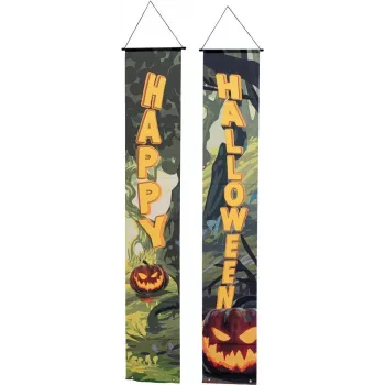 EUROPALMS Halloween-banneri, aaveiden metsä, 2 kpl:n pakkaus, 30x180 cm (80164207)