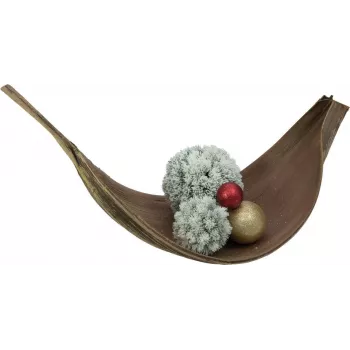 EUROPALMS mäntypallo, flocked, 30 cm (83500305)
