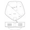 ALLNET PoE RGBW -lamppu 1x MSR-anturiportilla / LAN / Wi-Fi (ALL-PoE-RGBW-LAMP)