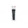 HellermannTyton SOFTFIX® uudelleenkäytettävä nippuside 260 x 7 mm, musta, 12 kpl:n pakkaus 115-07270