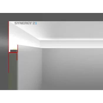 SYNERGY21 LED-profiili 200 cm sinkkilevy tyyppi B40 S21-LED-PR00140