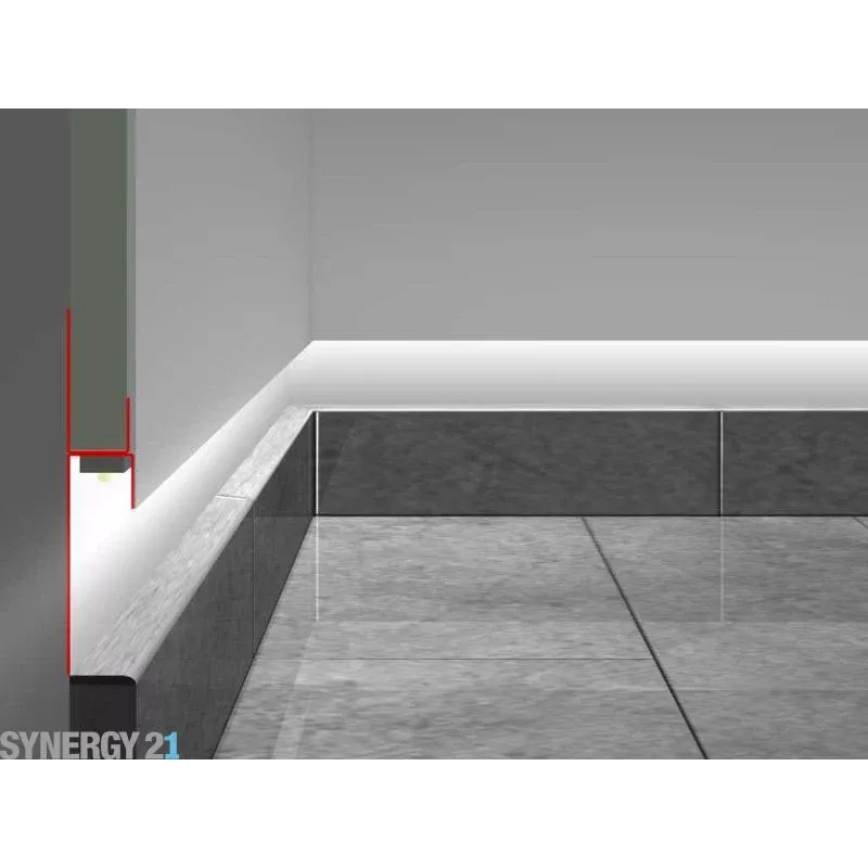 SYNERGY21 LED-profiili 200 cm sinkkilevy tyyppi B40 S21-LED-PR00140