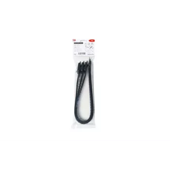 HellermannTyton SOFTFIX-XL uudelleenkäytettävä kaapeliside 580mm x 28mm musta 3 kpl:n pakkaus 115-28590
