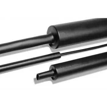 HellermannTyton MU47 lämpökutistesukka 4:1 50 mm → 16 mm musta 1 m