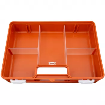 PETEX 43924035 DIN 13169 ensiapulaukku, oranssi, 350 x 140 x 240 mm