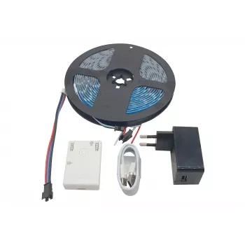 SYNERGY21 QuinLED dig2GO kannettava digitaalinen LED-paketti RGBW-nauhalla, teho-ohjaimella ja virtalähteellä S21-LED-JT230011