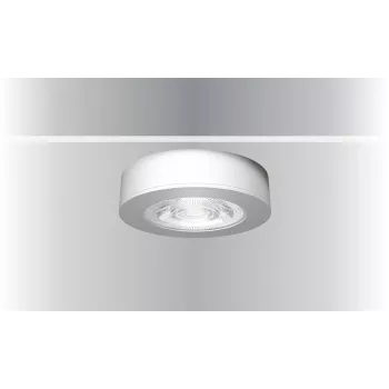 SYNERGY21 Helios LED-upotuspistevalo valkoinen pyöreä pinta-asennusrasialla 7W 600lm 3000K S21-LED-ME007
